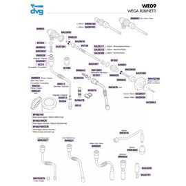 DVG 9V85478 Защита резиновая на трубку подачи пара D8мм L50мм, фото , изображение 5