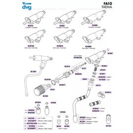 DVG 9V85478 Защита резиновая на трубку подачи пара D8мм L50мм, фото , изображение 4