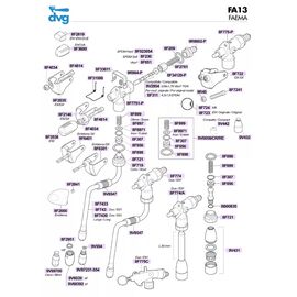 DVG 9V85478 Защита резиновая на трубку подачи пара D8мм L50мм, фото , изображение 3