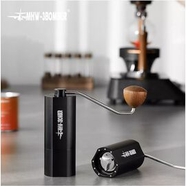 MHW-3BOMBER Adder V3 Кофемолка ручная черная с ручкой из ореха, фото , изображение 3