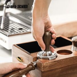 MHW-3BOMBER Vase Темпер D58.35 плоский орех резьба, фото , изображение 4