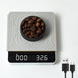 ZeroHero E-smart Весы для эспрессо белые, фото 