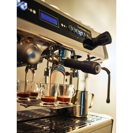 Fiamma Compass 2 DB TC рожковая кофемашина автомат 2 высокие группы белая, фото , изображение 3