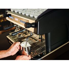 Fiamma Compass 2 DB TC рожковая кофемашина автомат 2 высокие группы белая, фото , изображение 4