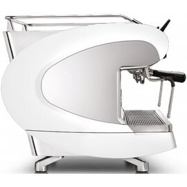 Nuova Simonelli Aurelia Wave 2Gr V 220V white+high groups+LED, кофемашина автомат, высокие группы, LED подсветка, белая, фото , изображение 2