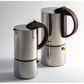 Gnali&Zani Chicca Гейзерная кофеварка на 3 чашки сталь, фото , изображение 5