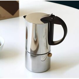 Gnali&Zani Chicca Гейзерная кофеварка на 6 чашки сталь, фото , изображение 3