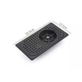 AnyBar Встраиваемая мойка для питчеров 325x175 мм с каплесборником черный, фото , изображение 2