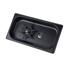 AnyBar Встраиваемая мойка для питчеров 325x175 мм с каплесборником черный, фото , изображение 3