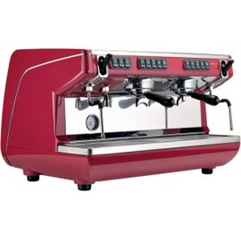 Nuova Simonelli Appia Life 2gr V 220V red economizer high groups, кофемашина автомат, 2 высокие группы, экономайзер красная, фото 