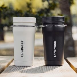 AeroPress Go Plus Кофеварка ручная портативная кремовая, фото , изображение 5