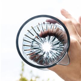 Timemore Crystal Eye Brewer Set PCTG Dripper 02 600 мл набор для заваривания кофе прозрачный черный, фото , изображение 5