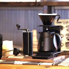 Hario VDM-02MB Пуровер металлический V60 02 черный, фото , изображение 5