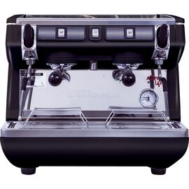 Nuova Simonelli Appia Life Compact 2Gr S 220V black+economizer+high groups Кофемашина полуавтомат, 2 высокие группы, экономайзер черная, фото 