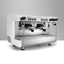 La Cimbali M23 UP DT/2 TALLCUP Рожковая кофемашина автомат 2 высокие группы белая, фото 