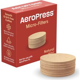 Aeropress Micro Filters Бумажные фильтры для Аэропресса натуральные 200 шт, фото 