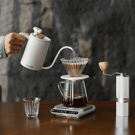 MHW-3BOMBER Подарочный набор для заваривания кофе M1 7 предметов белый, фото , изображение 3