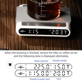 MHW-3BOMBER Formula Smart Весы для кофе белые, фото , изображение 6