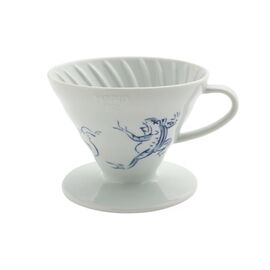 Hario V60 02 TACHIKICHI Choju-Giga Керамический пуровер V60 02 белый, фото 