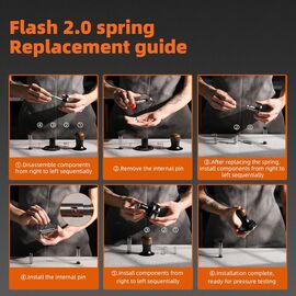 MHW-3BOMBER Flash Constant Pressure Titanium 2.0 Динамометрический темпер D53.35 орех резьба, фото , изображение 6