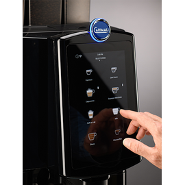 Carimali Armonia Light Суперавтоматическая кофемашина 2 бункера для зерна + 1 для порошков черная, фото , изображение 4