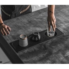 MHW-3BOMBER CW5421L Ринзер 530*165 мм встраиваемый с каплесборником черный, фото , изображение 2