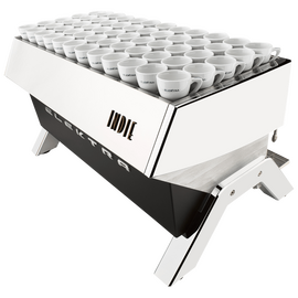 Elektra Indie 2gr Рожковая кофемашина автомат 2 высокие группы черный, фото , изображение 4