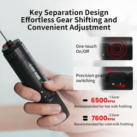 MHW-3BOMBER MF5893-OS Капучинатор электрический черный, фото , изображение 6