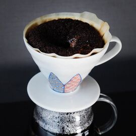 Hario V60 02 TACHIKICHI Shozui Керамический пуровер V60 02 белый, фото , изображение 4