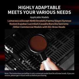 MHW-3BOMBER FlowLight Бездонный портафильтр 58 мм черный золото, фото , изображение 4