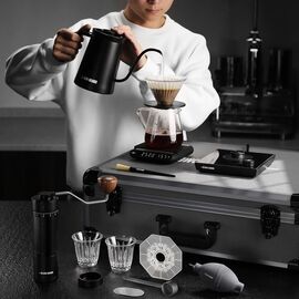 MHW-3BOMBER B-3 Tactical Подарочный набор для заваривания кофе 12 предметов черный, фото , изображение 3