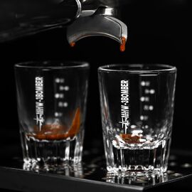 MHW-3BOMBER Стеклянный шот 50 мл белый логотип, фото , изображение 4