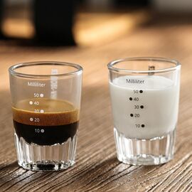 MHW-3BOMBER Стеклянный шот 50 мл белый логотип, фото , изображение 5