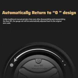 MHW-3BOMBER Race M1 Titanium Кофемолка ручная черная ручка из ореха, фото , изображение 5