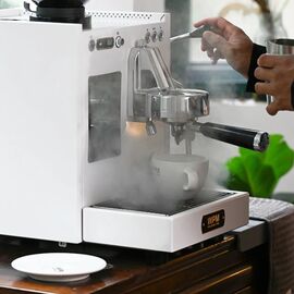 WPM KD-310GBS Эспрессо-машина с кофемолкой белая, фото , изображение 6