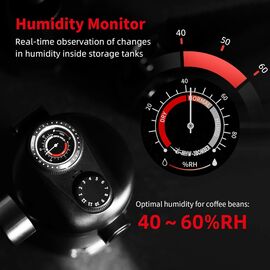 MHW-3BOMBER Gambo Контейнер 600 мл с гигрометром белый, фото , изображение 2