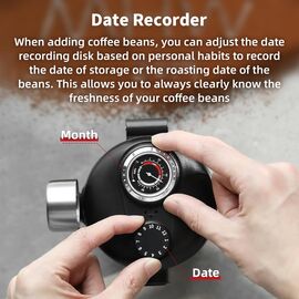 MHW-3BOMBER Gambo Контейнер 600 мл с гигрометром белый, фото , изображение 3