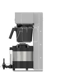 Tone Touch 04 Фильтровая кофемашина белая, фото , изображение 3