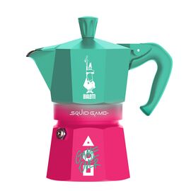 Bialetti 5391 Moka Express Squid Game на 3 чашки Гейзерная кофеварка, фото 