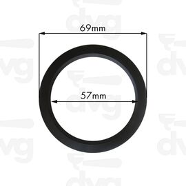 DVG 8CA002 Кольцо уплотнительное группы Carimali 69*57*7,5 мм NBR 75SH, фото , изображение 2