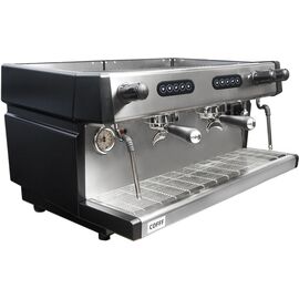 COFFF LIVE 2 GR A Рожковая кофемашина автомат 2 высокие группы черная, фото , изображение 2