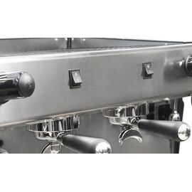 COFFF LIVE 2 GR S Рожковая кофемашина полуавтомат 2 высокие группы черная, фото , изображение 3