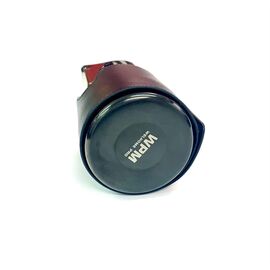 WPM 06 Round Питчер с круглым носиком без ручки с кожаной манжетой 450 мл черный, фото , изображение 2