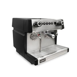 COFFF LUNA 1 GR A Рожковая кофемашина автомат 1 высокая группа черная, фото , изображение 2