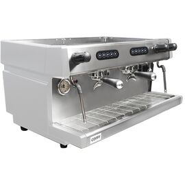 COFFF LIVE 2 GR A Рожковая кофемашина автомат 2 высокие группы белая, фото , изображение 2