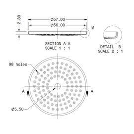 IMS RA200IM Сетка внутреннего фильтра для Rancilio, фото , изображение 2
