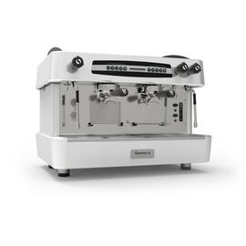 Fiamma Quadrant 2 CV TC Рожковая кофемашина автомат 2 высокие группы белая, фото 