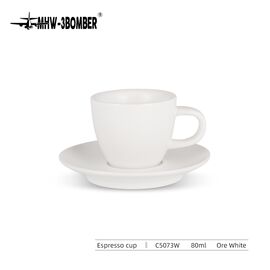 MHW-3BOMBER Espresso Cup Кофейная пара 80 мл белый, фото 