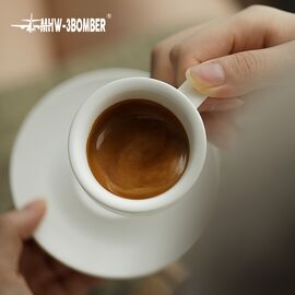 MHW-3BOMBER Espresso Cup Кофейная пара 80 мл белый, фото , изображение 3