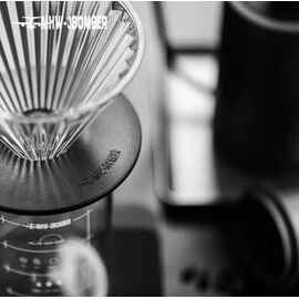 MHW-3BOMBER Elf Dripper V01 Стеклянный пуровер 01 черный, фото , изображение 3